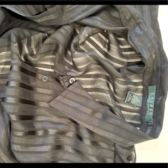 Ralph Lauren Sheer and Shimmering Blouse - Picture 2 of 3